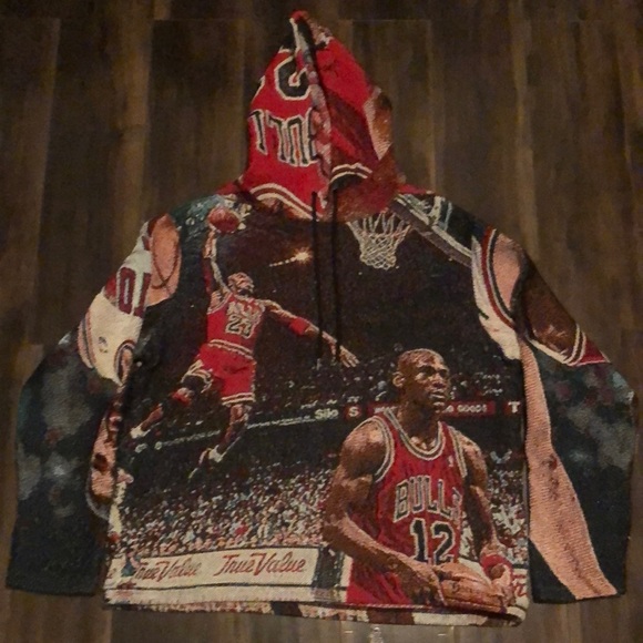 Rare Jordan tapestry hoodie limited production - Picture 1 of 4